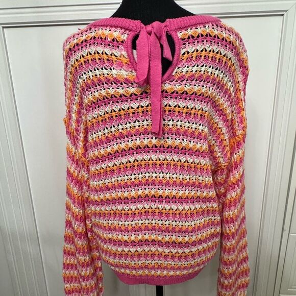 Blu Pepper Pink Multicolor Knit Sweater - Picture 3 of 5